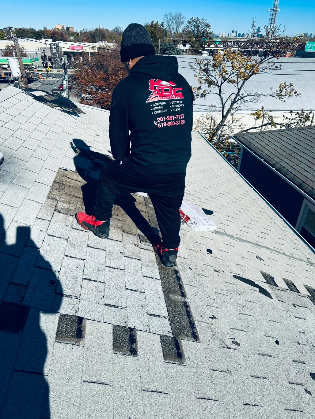 Roof Water Damage Repair Newark NJ - Professional roofing services by ABC Contractor LLC